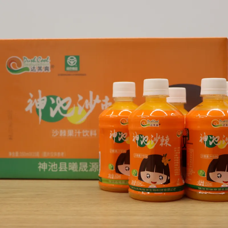 Дацишуан облепиховый сок 350 мл (15 бутылок) с облепихой Шенчи (2)